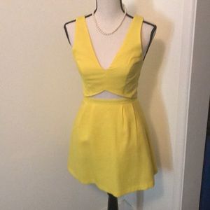 Top shop yellow summer dress